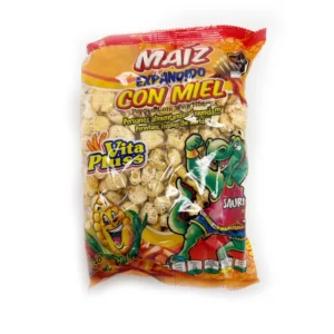 Popped corn with honey
